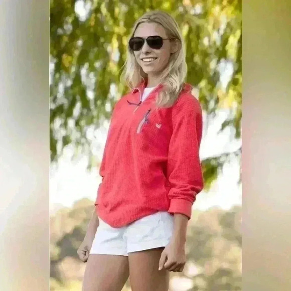 Southern Marsh: FieldTec Dune Pullover Size Small Strawberry Fizz Lightweight - Picture 1 of 8